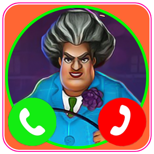 Scary Teacher Call - Fake video call Simulated icon