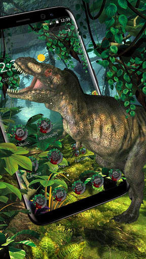 Dinosaur live wallpaper Theme screenshot 2