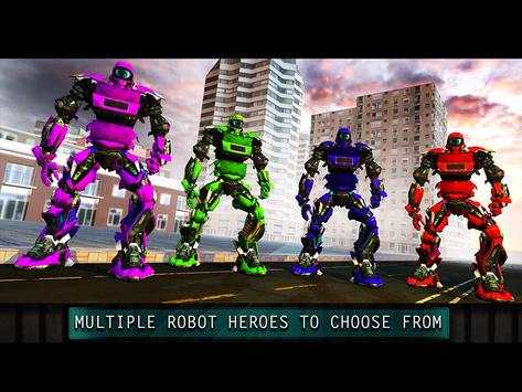 Future Flying Robot City Wars screenshot 12