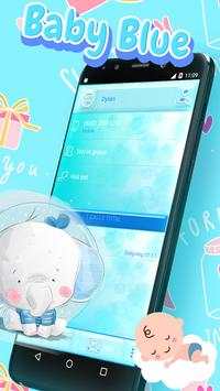 Baby Blue Dialer Theme screenshot 4