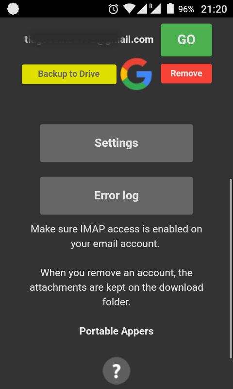 Annexus - Backup email 4 تصوير الشاشة