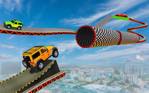 Jeep Stunt Driving Game 3D: Racing Stunt 2021 screenshot 4