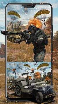 Brave Soldier Keyboard Theme screenshot 1
