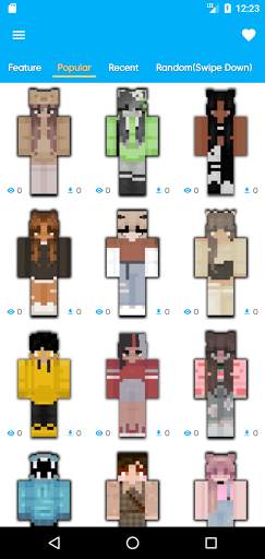 Aesthetic Skin for Minecraft PE screenshot 1