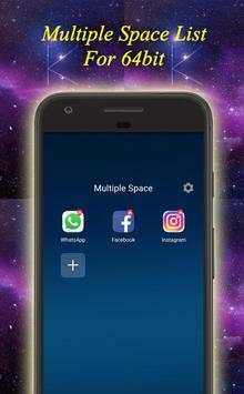 Multiple Space - Dual App Cloner For 64bit screenshot 1