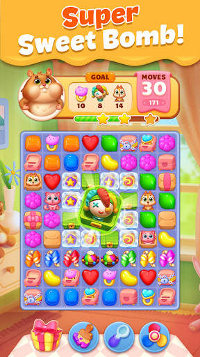 Pet Candy Puzzle-Match 3 games screenshot 23