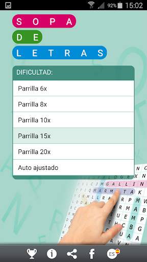 Sopa de letras en español screenshot 3