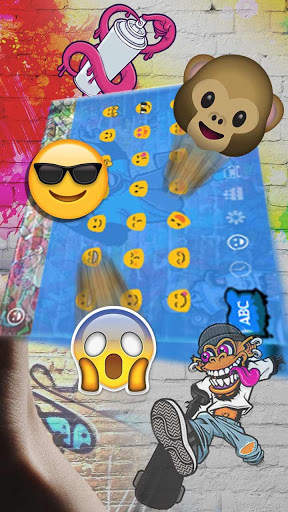 Skate Graffiti Keyboard Theme screenshot 3