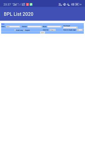 BPL List 2020 - Ration Card List 2020 screenshot 4