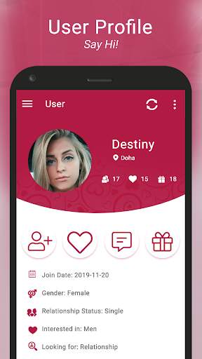 Qatar Dating & Chat Rooms screenshot 1