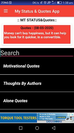 My Status Quotes - Inspirational&Psychology Facts स्क्रीनशॉट 8