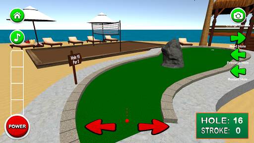 Mini Golf 3D Tropical Resort 2 स्क्रीनशॉट 6