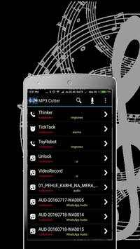 MP3 Cutter & Ringtone Maker 1 تصوير الشاشة