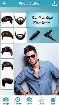 Man Hair Style Photo Editor 1 تصوير الشاشة