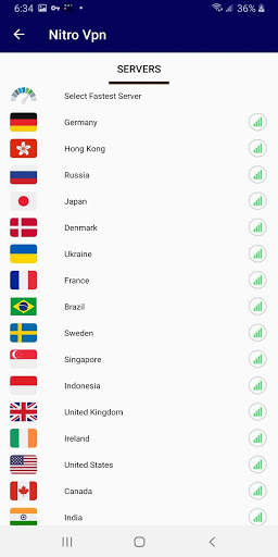 Nitro Vpn screenshot 2