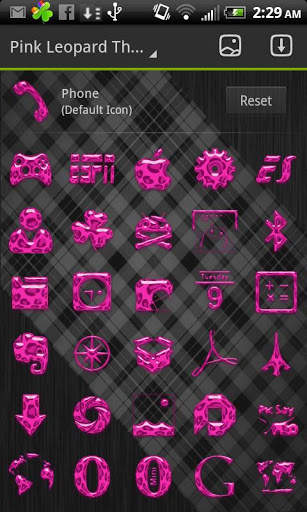 Pink Leopard for GO Launcher screenshot 7