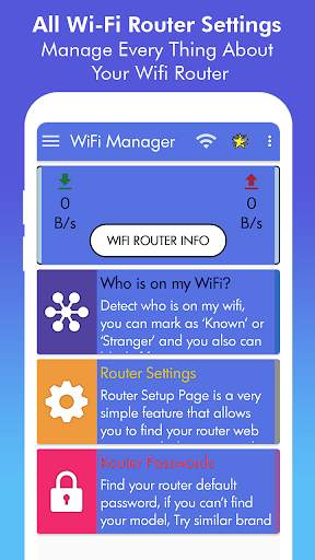 Wifi Router manager  Router settings screenshot 1