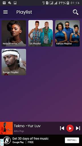 Wasafi Music Player | BongoFleva | Unlimited songs screenshot 2