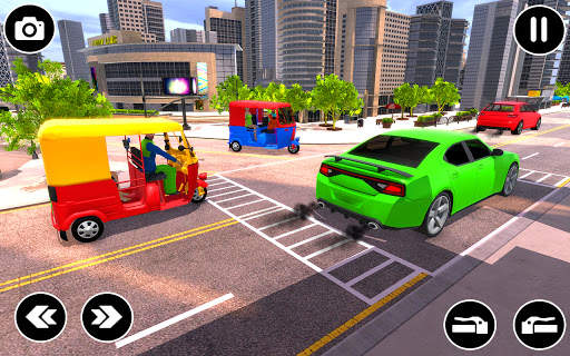 Rickshaw Driving Tuk Tuk Game screenshot 2