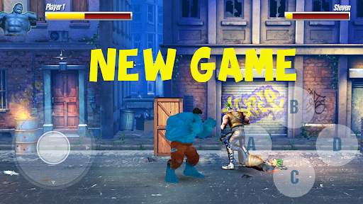 Hunk Street King Fighter 3D Game screenshot 1