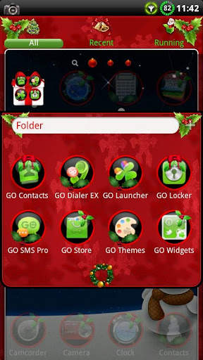 CHRISTMAS GO Launcher EX Theme screenshot 4