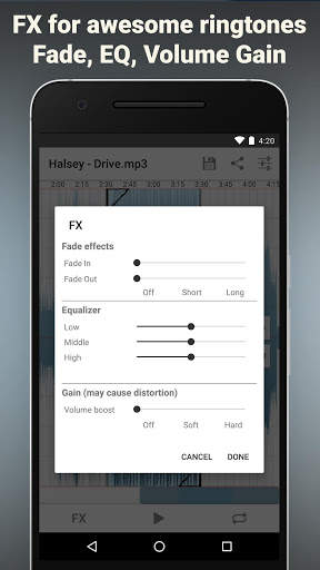 RSFX: Create your own mp3 ringtones for free 🎶 screenshot 2