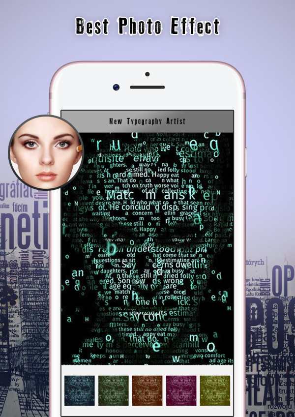Typography Photo Editor 2018 screenshot 3