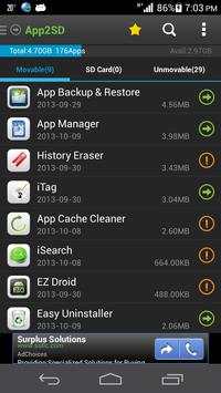 App2SD &App Manager-Save Space screenshot 2