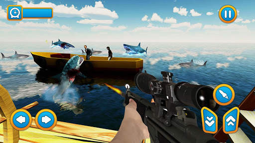 Angry Whale Shark Hunter - Raft Survival Mission screenshot 10