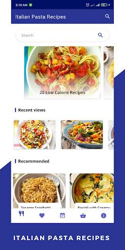 Italian Pasta Recipes: Tasty Pasta Recipes Offline screenshot 1