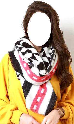 Women Winter Scarfs Photo Suit screenshot 3