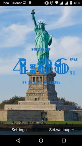 USA digital clock 4 تصوير الشاشة