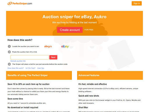 PerfectSniper - auction sniper for Ebay screenshot 11