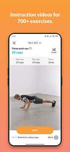 Trion - Workouts improved 3 تصوير الشاشة