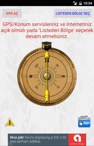Kıble Pusulası 1 تصوير الشاشة