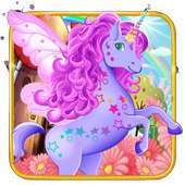 Unicorn Dress Up : Magic Horse Girls game logo