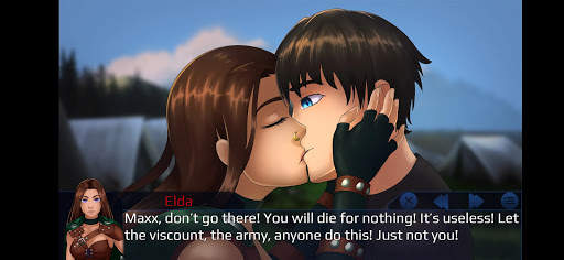 Zeliria Sanctuary. Visual novel Anime Full screenshot 2