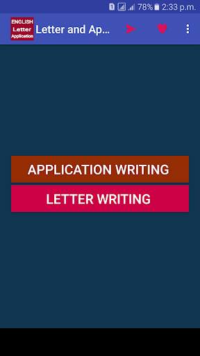 Letter & Application writing screenshot 2