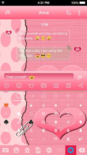 Love Heart Emoji Keyboard screenshot 3