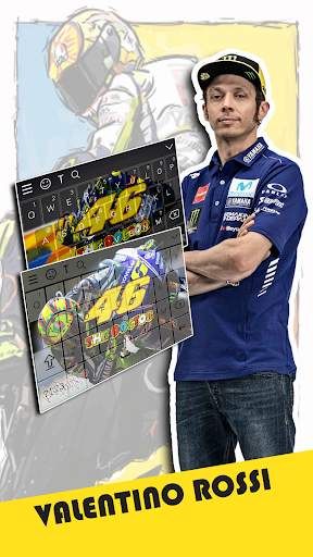 Valentino Rossi Theme Keyboard 2020 screenshot 1