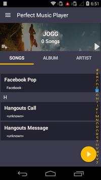Perfeita Reprodutor de música screenshot 2