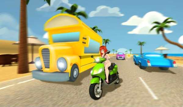 Beach Girl Racing screenshot 2