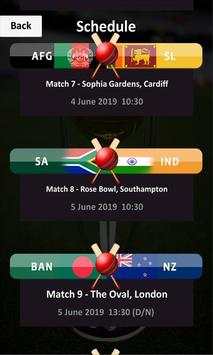 ICC ODI Cricket World Cup 2019 Schedule Ranking screenshot 18