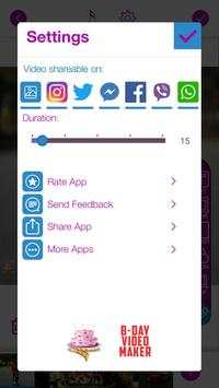 Happy Birthday Video Maker With Song And Photos 5 تصوير الشاشة
