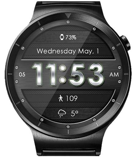 Metallic Mesh HD WatchFace Widget & Live Wallpaper screenshot 15