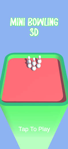 Mini Bowling 3D - Free Mini Bowling Strike Game स्क्रीनशॉट 1