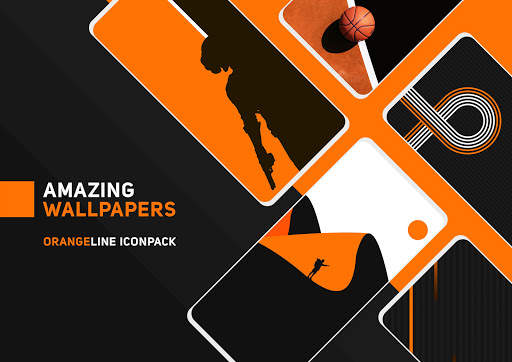 OrangeLine IconPack : LineX screenshot 7