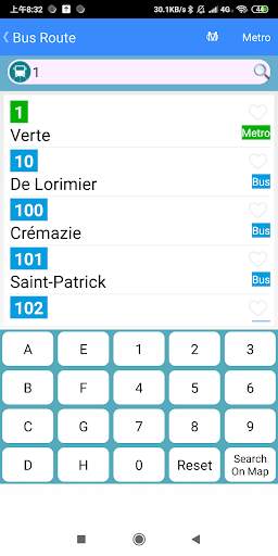 Montreal STM Bus Timetable screenshot 2