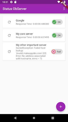 Status ObServer screenshot 1