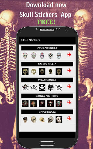Skull Stickers For Chat - New WAStickerApps screenshot 1